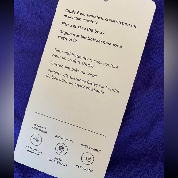 Athleta Momentum Seamless Hoodie XS Athleisure Top Cobalt Electric Blue NWT - Picture 4 of 4